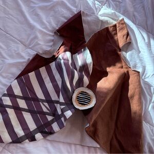 Vintage Italian unique design vest size M